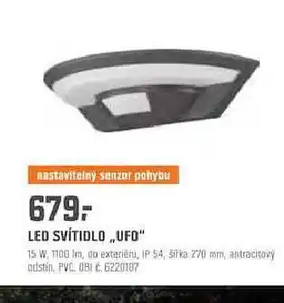 OBI Led svítidlo ufo nabídka