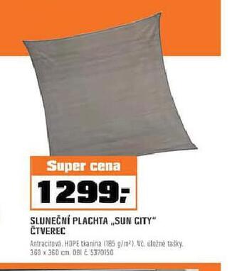 OBI Sluneční plachta sun city čtverec nabídka