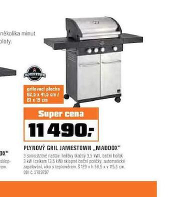 OBI Plynový gril jamestown maddox nabídka