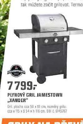 OBI Plynový gril jamestown xander nabídka