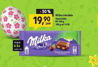 Globus Milka čokoláda nabídka