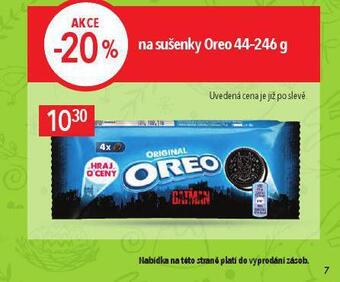 Globus Oreo nabídka