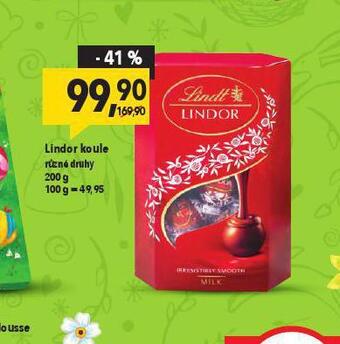 Globus Lindor koule nabídka