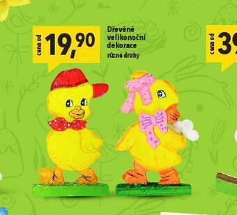 Globus Dřevěné velikonoční dekorace nabídka