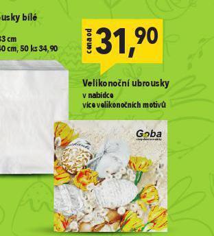Globus Velikonoční ubrousky nabídka