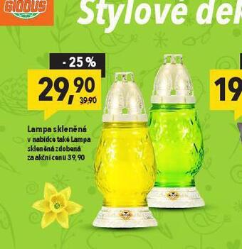 Globus Lampa skleněná nabídka