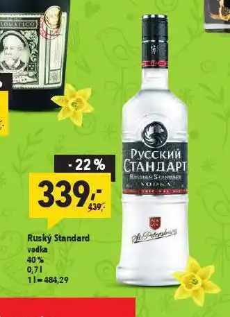 Globus Ruský standard vodka nabídka
