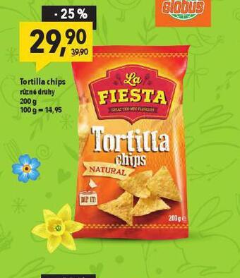 Globus Tortilla chips nabídka