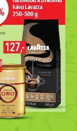 Globus Lavazza espresso nabídka