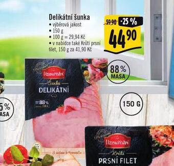 Albert Delikatesní šunka nabídka