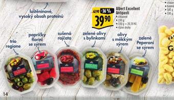 Albert Albert excellent antipasti nabídka