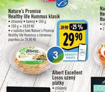 Albert Hummus klasik nabídka