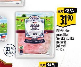 Jip Přeštické prasátko selská šunka nejvyšší jakosti nabídka