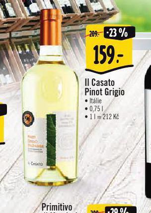 Albert Il casato pinot grigio nabídka