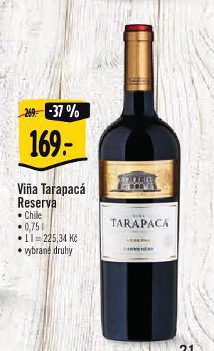 Albert Viňa tarapacá reserva nabídka