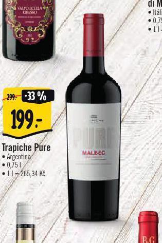 Albert Trapiche pure nabídka