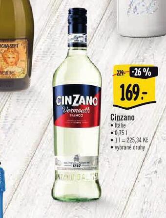 Albert Cinzano nabídka