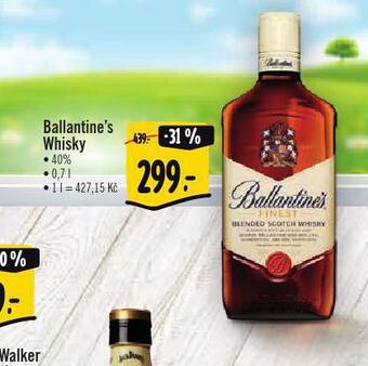 Albert Ballantine´s whisky nabídka