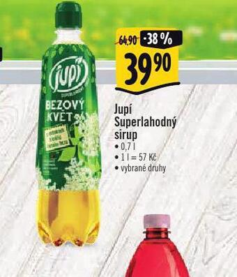 Albert Jupí superlahodný sirup nabídka