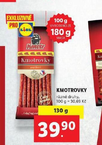 Lidl Kmotrovky nabídka