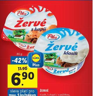 Lidl Žervé nabídka