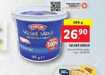 Lidl Selské sádlo nabídka