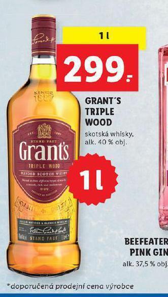 Lidl Grant´s triple wood nabídka