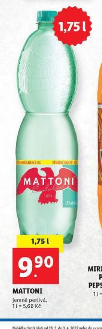 Lidl Mattoni nabídka