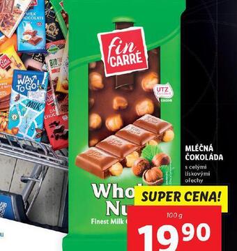 Lidl Mléčná čokoláda nabídka