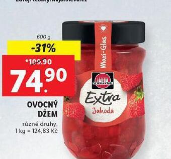 Lidl Ovocný džem nabídka