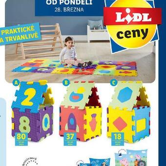 Lidl Pěnové puzzle nabídka