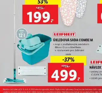 Lidl Úklidová sada combi m nabídka