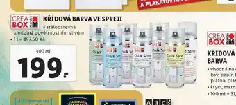 Lidl Křídová barva ve spreji nabídka