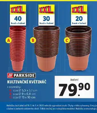 Lidl Kultivační květináče nabídka