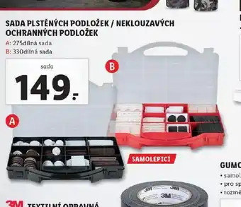 Lidl Sada plstěných podložek nabídka