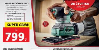 Lidl Multifunkční bruska 3v1 nabídka