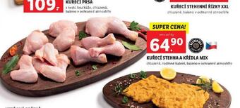 Lidl Kuřecí stehna a křídla mix nabídka