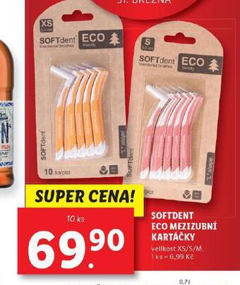 Lidl Softdent eco mezizubní kartáčky nabídka
