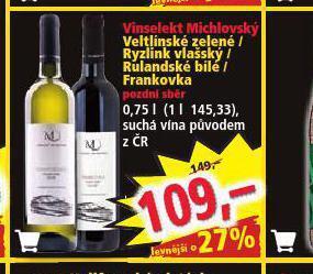 Norma Rulandské bílé nabídka