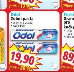 Norma Odol zubní pasta nabídka