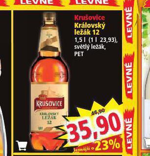 Norma Pivo krušovice 12 královský ležák nabídka