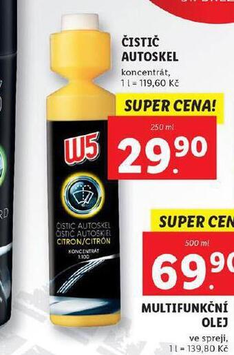 Lidl W5 čistič autoskel nabídka