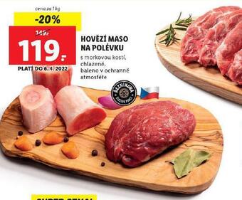 Lidl Hovězí maso na polévku nabídka