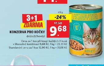 Lidl Konzerva pro kočky nabídka
