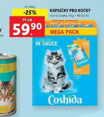 Lidl Coshida kapsičky pro kočky nabídka