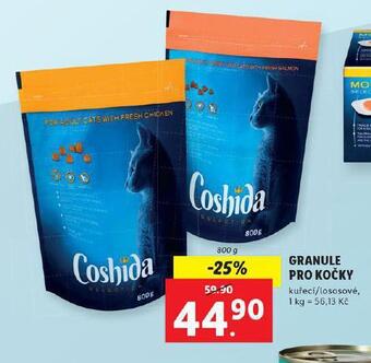 Lidl Coshida granule pro kočky nabídka
