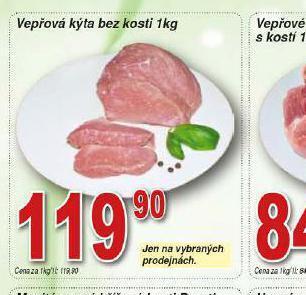Lidl Vepřová kýta bez kosti nabídka