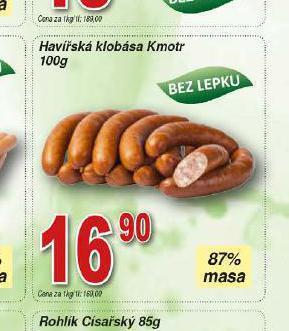 Lidl Havířská klobása nabídka