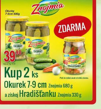 Lidl Okurky znojmia nabídka