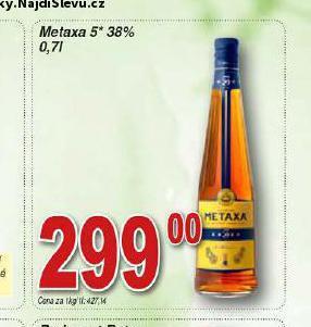 Lidl Metaxa 5* nabídka